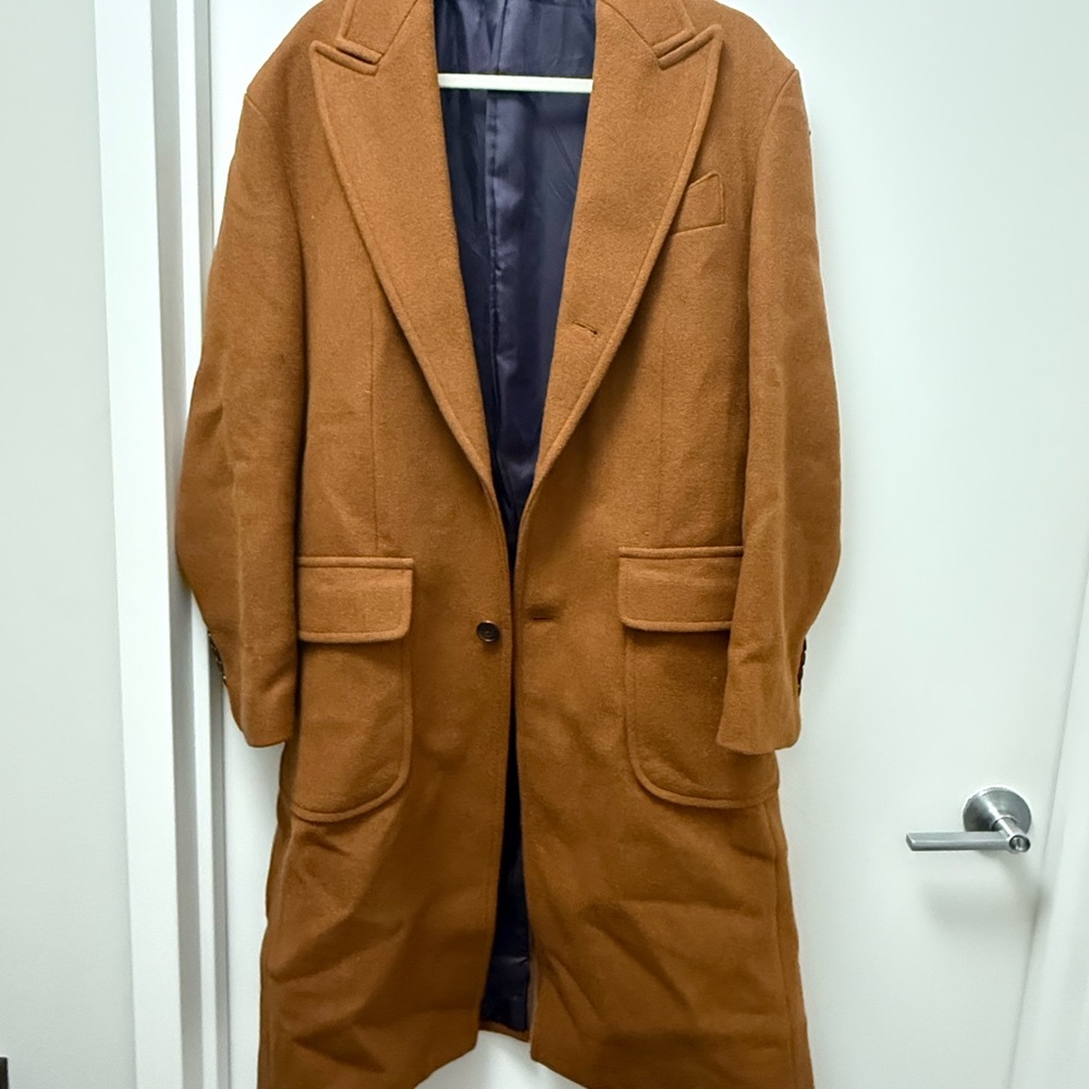 Men's Brown Overcoat